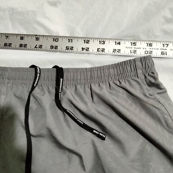 NWT NIKE Women's Tempo Running Shorts DriFit XL 3” Brief-Lined Gray 831281-056 - Picture 2 of 6